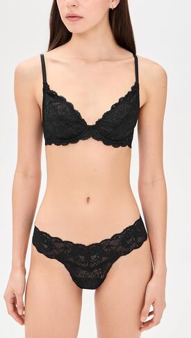 لا تقل Cosabella Women's Never Never Cutie Low Rise Thong 3 Pack ، الأسود/الأسود/الأسود ، حجم واحد in Kuwait