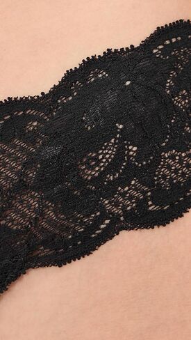 لا تقل Cosabella Women's Never Never Cutie Low Rise Thong 3 Pack ، الأسود/الأسود/الأسود ، حجم واحد in Kuwait