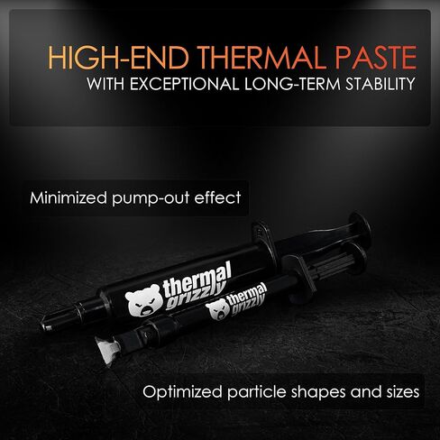 Thermal Grizzly - Duronaut - 6 Gram - Enhanced Durability & High Performance Thermal Paste - for Maximum Thermal Conductivity While Overclocking CPU/GPU/PS4/PS5/Xbox in Kuwait