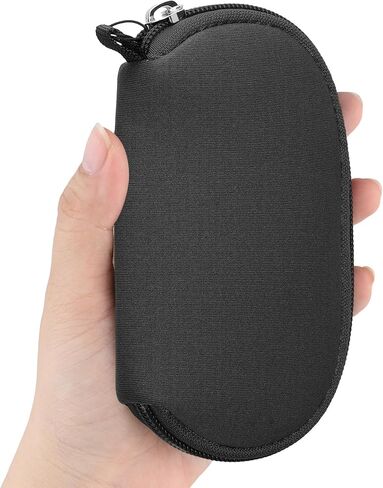 kwmobile Neoprene Case Compatible with Logitech G PRO X Superlight 2 - Case for Mouse Soft Pouch Carry Bag - Black in Kuwait