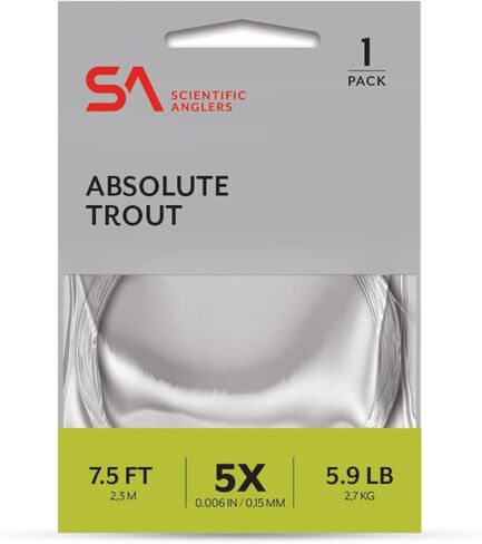 Scientific Anglers Absolute Trout Leader 3-Pack (7.5ft - 2X) in Saudi Arabia
