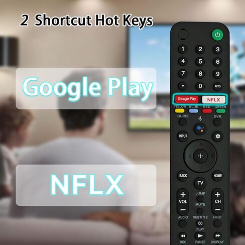 RMF-TX500U Voice Remote Control-لتلفزيون Sony Bravia Series ، لـ Sony XBR/XR/KD/KDL Series TV ، RMF-TX500U REMOTE CONTROL (for X900H X800H X950G X850G 55A8H X75CH X750H E. in Kuwait