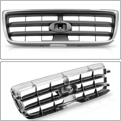 PartsFlow Front Bumper Grille Black For 2008-2012 Subaru Forester X/XS/XSL/XT Sport Utility in Saudi Arabia