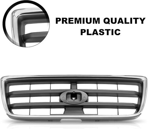 PartsFlow Front Bumper Grille Black For 2008-2012 Subaru Forester X/XS/XSL/XT Sport Utility in Saudi Arabia