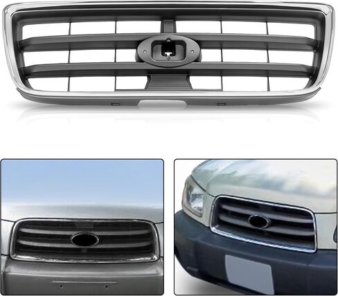 PartsFlow Front Bumper Grille Black For 2008-2012 Subaru Forester X/XS/XSL/XT Sport Utility in Saudi Arabia