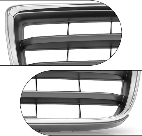 PartsFlow Front Bumper Grille Black For 2008-2012 Subaru Forester X/XS/XSL/XT Sport Utility in Saudi Arabia