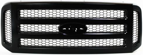 مجموعة Grage-Pro Grille متوافقة مع Ford F-250 Super Duty 2005-2007 ، F-350 Super Duty Painted Black FO1200457 in Kuwait