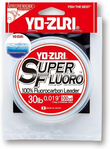 Yo-Zuri YZ-SF-30LB-NCL-100YD: Superfluoro 100yd 30lb ، Clear Natural in Kuwait