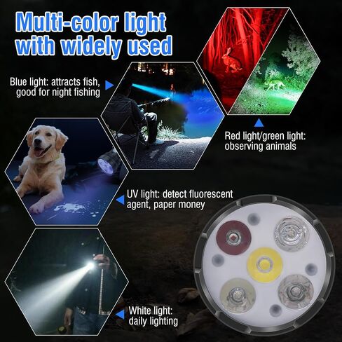 Boruit RJ11 Small Keychain Flashlight Bright 120L ، Mini Compack EDC Flashlights AAA مدعوم من بطارية ، طراز واحد ضوء الجيب LED LED للمنزل في حالات الطوارئ المشي in Kuwait