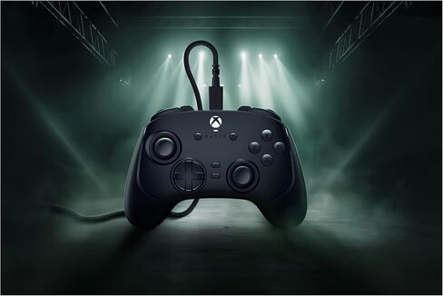 Razer Wolverine V3 Tournament Edition Xbox/PC ، 6 أزرار قابلة للتطبيق للتغلب عليها جميعًا ، معدل الاقتراع 1000Hz للعب التنافسي على الكمبيوتر الشخصي ، وحدة التحكم السلكية الإلكترونية - أسود in Kuwait