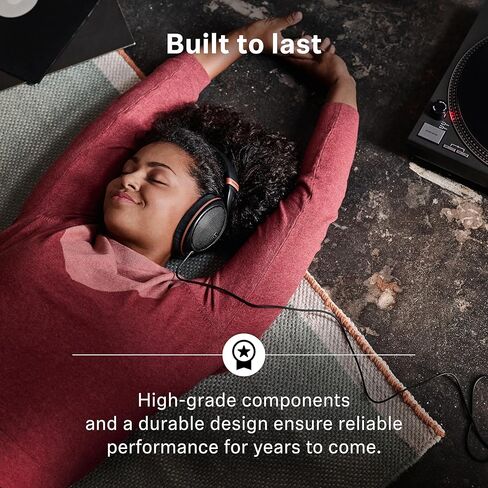 Sennheiser HD 505 سماعات الرأس ، السلكية ، الزائدة ، مع صوت شفاف وباس متحكم ، والراحة المحسنة للموسيقى والعمل والألعاب-بما في ذلك. 1.80 م كابل ، حقيبة الرباط - طبعة النحاس in Kuwait