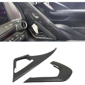 Center Console Side Armrest Trim Protective Cover Compatible with Mercedes Benz GLE W167 Coupe C167 GLS X167 450 580 350e 400d amg 63 53 2020-2025 ABS Carbon Fiber Pattern 2 Pcs in Saudi Arabia