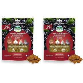 Oxbow Simple Rewards Baked Treats with Cranberry and Hay for Rabbits, Guinea Pigs, Chinchillas, and Small Pets (Pack of 2) in Kuwait