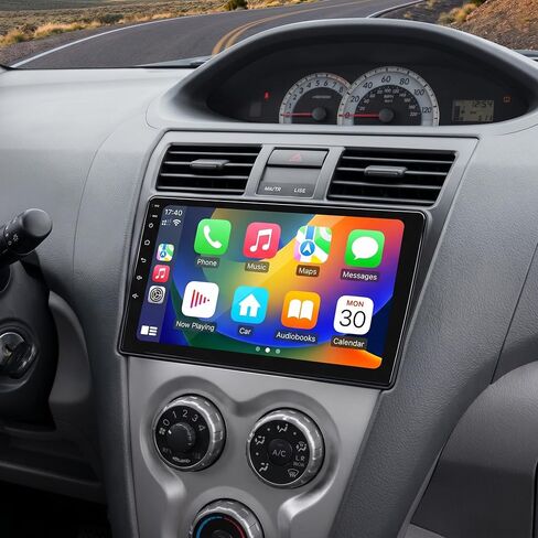 Car Radio for Toyota Yaris Vios 2007 2008 2009 2010 2011 2012, Car Stereo Wireless Carplay Android Auto, Android 13 System, 2+64GB, 9 Inch Touch Screen Bluetooth Car Radio GPS WiFi SWC Backup Camera in Kuwait