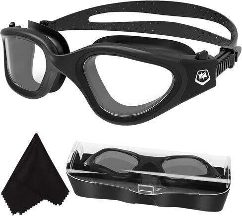 WIN.MAX Polarized Swimming Goggles Swim Pool Goggles Anti Fog Anti UV No Leakage Clear Vision for Men Women Adults Teenagers in Kuwait