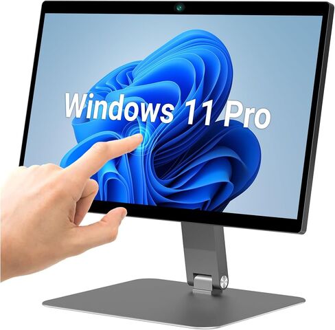 15.6 inch Industrial Embedded Panel PC, 10 Points Touchscreen Win 11 Computer with Celeron J4125 8GB RAM/128GB ROM, Dual HDMI 2.0 WiFi 5 Bluetooth 5.0 for Office/Automation/Kiosk/Bar/Warehouse in Saudi Arabia