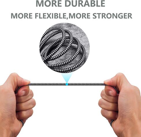 3.5mm to 1/4 Adapter, 6.35mm 1/4" Male to 3.5mm 1/8" Female TRS Stereo Audio Cable, Nylon Braid Compatible for Amplifiers, Guitar, Piano, Home Theater Devices in Kuwait