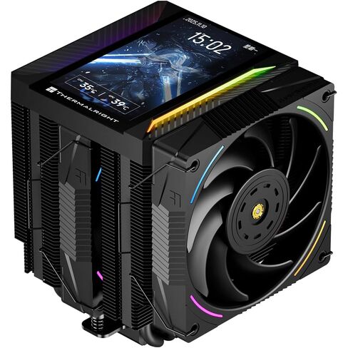 Thermalright Peerless Assassin 120 برودة وحدة المعالجة المركزية البيضاء الرقمية ، أبراج مزدوجة وتبريد معجبين مزدوج ، مبرد هواء وحدة المعالجة المركزية ، غطاء شاشة رقمية ، لـ AM4/AM5 ، Intel LGA1851/1700/115X/1200 in Kuwait