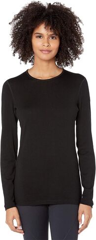 Icebreaker Merino Women's Tech Heavyweight Base Layer Long Sleeve Crew Neck Shirt, Merino Wool in Kuwait