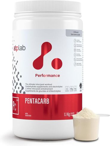 ATP LAB Pentacarb 1.1kg Powder 40-Servings - Unflavoured, Carbohydrate and Electrolyte, Energy and Endurance, Ideal for Post-Workout Recovery, Easy Mixing Formula for Active Lifestyles in Saudi Arabia