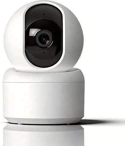 Indoor Pan/Tilt Home Security Camera 2K 3MP, 360 Degree Wired & Wireless WiFi Webcam/Monitor for Baby/Elder/Nanny with Night Vision & Phone App (128G SD Card), 2 Way Audio, Cloud & SD Card Storage in Kuwait