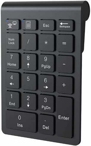 cimetech Wired Number Keypad, 18 Key USB Numeric Pad | Office Accounting, Portable, Mini, for Laptop PC Computer Desktop Surface Pro Notebook in Kuwait