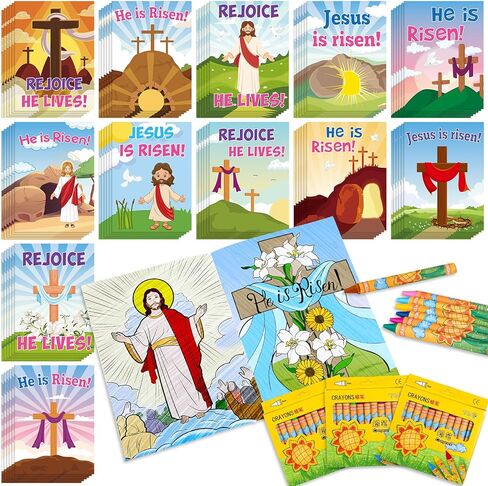 Fulmoon 72 PCS Earth Day Colling Books with 72 PCS Crayons for Kids Save the Planet Coloring Books Bolk Bulk for Toddler Ages 3-10 Earth Day Party Form in Kuwait