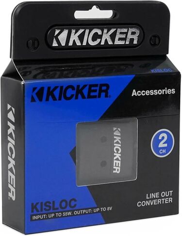 Kicker 46KISLOC KISLOC 2 Ch مكبر صوت سلك إلى محول RCA مع LOC لأجهزة الراديو OEM in Kuwait
