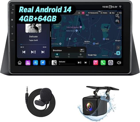 Eonon for Honda Accord 2003-2007 Android 13 Car Stereo ، 10.1 inch wireless carplay & Android Auto GPS head head مع Bluetooth ، Wi-Fi ، أدوات التحكم في عجلة القيادة ، 2+32 جيجابايت-Hac1x6 in Kuwait