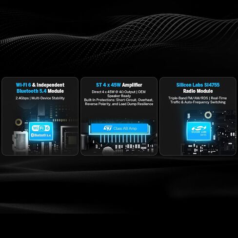 Eonon for Honda Accord 2003-2007 Android 13 Car Stereo ، 10.1 inch wireless carplay & Android Auto GPS head head مع Bluetooth ، Wi-Fi ، أدوات التحكم في عجلة القيادة ، 2+32 جيجابايت-Hac1x6 in Kuwait