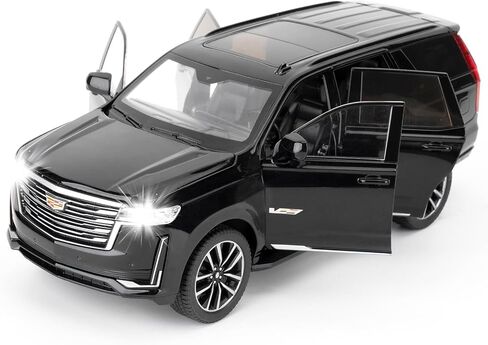 لعبة سيارة متوافقة مع 1:24 Escalade SUV Model Car ، وسبائك سحب Diecast Collectible Car مع أصوات ＆ الأضواء للأطفال الفتيات والبالغ in Kuwait