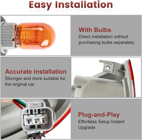 مجموعة مصابيح الذيل اليسرى متوافقة مع 2004 2005 2006 Toyota Tundra OE Style المصابيح الخلفية الخلفية لاستبدال TO2800153 815600C040 in Kuwait