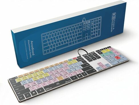 أغطية ولوحات المفاتيح KB - لوحة مفاتيح Avid Pro Tools | المنيوم | (2) منافذ USB | ماك in Kuwait