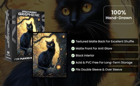 AI Armor Graphene Series (Black Cat) - أحكام فن TCG/MTG 105CT in Kuwait