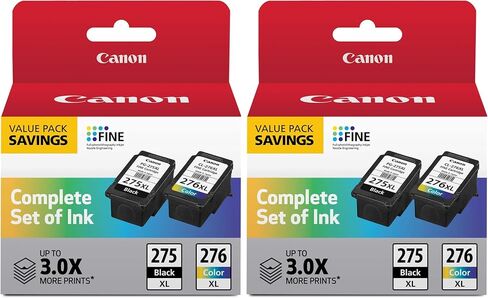 Canon PG-275 XL/CL-276 XL Value Pack, Compatible to PIXMA TS3520, TS3522 and TR4720 Printers in Kuwait