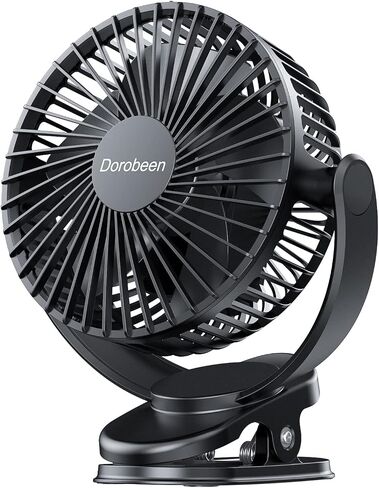 Rechargeable Battery Powered Fan, 20000 mAh Personal Desk Fan, Portable USB Table Fan, Timer Off Quiet Desk Fan,Long Working Time, Desktop Fan for Study,Bedroom,Office,Camping in Kuwait