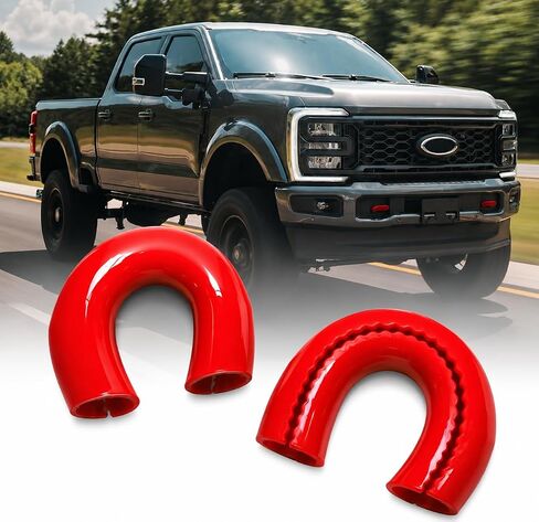 Tow Hook Covers for Ford F250 F350 F450 Super Duty 2017-2025, Front Hitch Cover Compatible with Ford F250 F350 F450 Super Duty Accessories 2017-2025 (Red) in Saudi Arabia