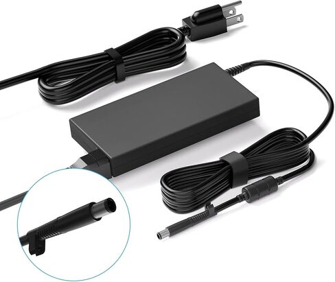 استبدال VHBW لمحول الطاقة HP 120W المتوافق مع HP USB-C Dock G5 USB-C/A Universal Dock G2 5TW13AA Envy 15 17 Series Omen 15-5000 5100 5200 710415-001 L41856-001 محول تيار متردد 120 وات in Kuwait