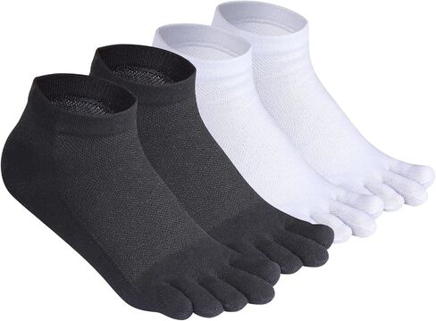 Meaiguo Toe Socks No Show Running Five Finger Socks for Men Women in Kuwait