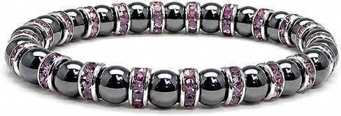 Accents Kingdom Magnetic Bracelet Women's Tuchi Simulated Pearl Hematite Magnetic Therapy Bracelet, 7.5" in Kuwait