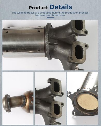 Catalytic Converter Manifold Steel Fits for Ford F250 2000-2007 6.8L & 5.4L(EPA Approved) in Saudi Arabia