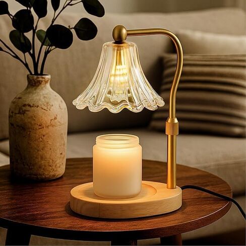 Candle Warmer Lamp with Timer Dimmer, Adjustable Height, Vintage Candle Melter, Modern Home Decor Gift, Birthday Gifts for Women Mom,House Warming Gifts Home Decor, Scented Wax Jar Candles in Kuwait