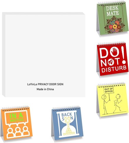 Office Desk Sign,Funny Desk Signs,30 Different Fun and Flip-Over Messages for Office Present,Office Desk Accessories,A Present for colleague,Mother's Day, Father's Day,Christmas Day（4.7" x 4.7"） in Saudi Arabia