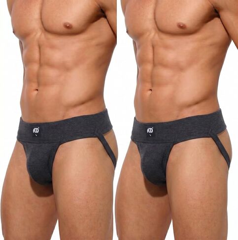 KNK Men’s Jockstrap Organic Cotton Supporter – 3" Waistband, Soft & Durable Athletic Jockstrap with Cup Pocket. in Kuwait