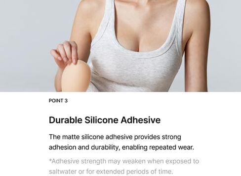 Strapless Adhesive Bra for Women–Silicone Full Cover Invisible Backless Sticky Bra, Reusable Seamless Push Up Nude Bra in Kuwait