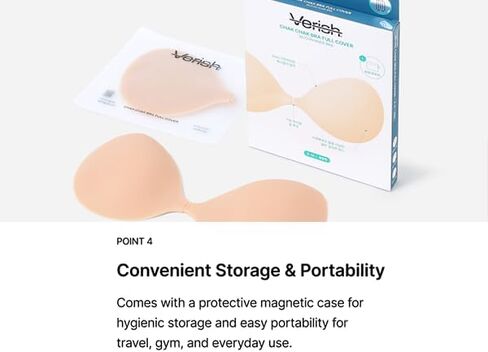 Strapless Adhesive Bra for Women–Silicone Full Cover Invisible Backless Sticky Bra, Reusable Seamless Push Up Nude Bra in Kuwait