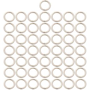 BIKICOCO 5/8'' Metal O-Ring Buckle Connector Round Loops Non Welded for Bags Webbing Purse and Belt Straps in Saudi Arabia
