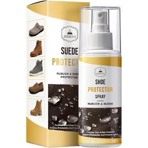 Waterproof Shoe Spray Protector: PFAS-Free Non-Aerosol Stain & Water Repellent Treatment for Hiking, Travel & Everyday Shoe Care for Leather Suede Nubuck Sneakers & Boots 5.4oz in Kuwait