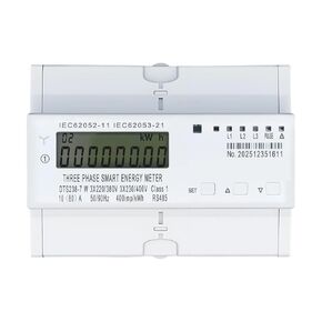 DTS238-7W Three Phase DIN Rail kWh Meter, 10(80) A 230/400V LCD RS485 in Kuwait