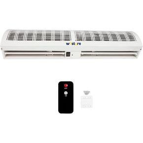 ستارة هواء Wostore مقاس 36 بوصة للمداخل - تمنع الذباب والحشرات والحرارة | سرعتان 1357 CFM، مفتاح باب عن بعد ومغناطيسي، معتمد من CE، تجاري ومنزلي، 110 فولت in Kuwait